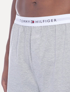 Cueca Tommy Hilfiger Box Core Knit Interlock Athletic Cinza