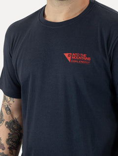 Camiseta Osklen Masculina Regular Big Shirt Carimbo Marinho