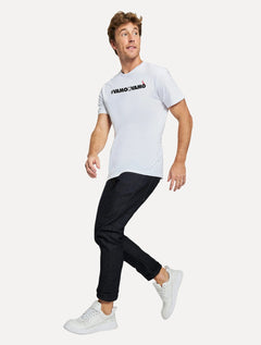 Camiseta Reserva Masculina Regular Vamoqvamo Branca