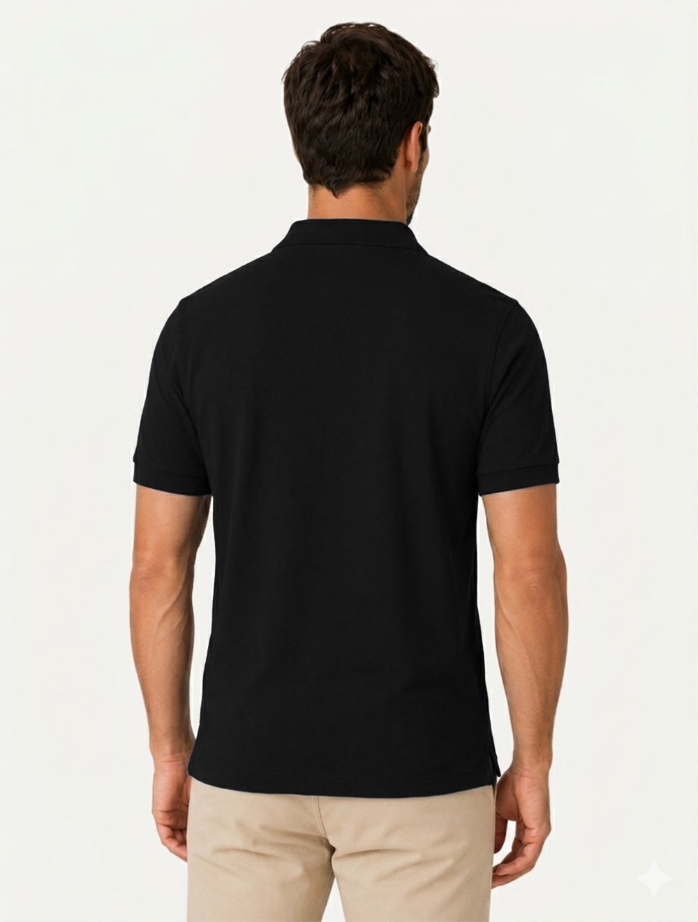 Polo Individual Masculina Comfort Pima Soft Touch Preto
