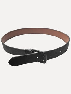 Cinto Levis Masculino Couro Dark Metal Preto/Marrom