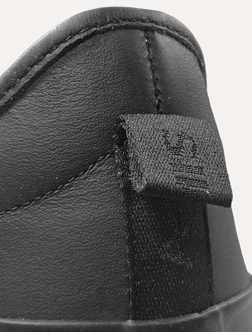 Tênis Aramis Masculino Couro Recortes Deep Leather All Black Preto