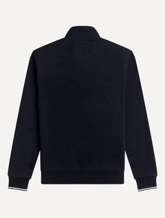 Blusa Fred Perry Moletom Masculina Regular Half Zip Azul Marinho