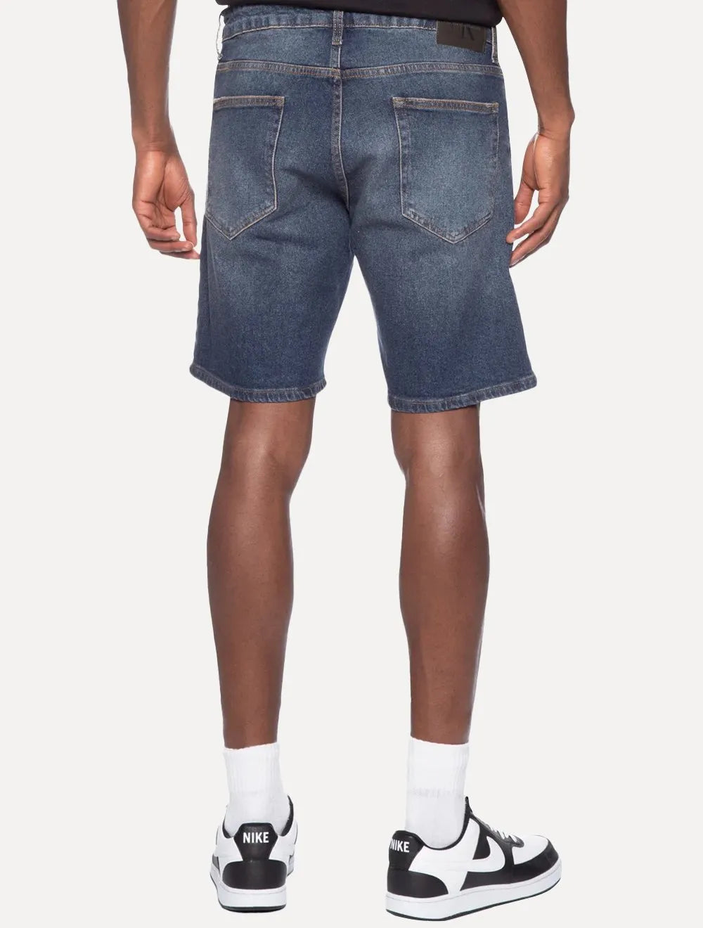 Bermuda Calvin Klein Jeans Masculina Carnaby 9'5 Pockets Azul Marinho