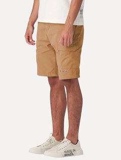 Bermuda Osklen Masculina Cargo Casual Crystal New Marrom