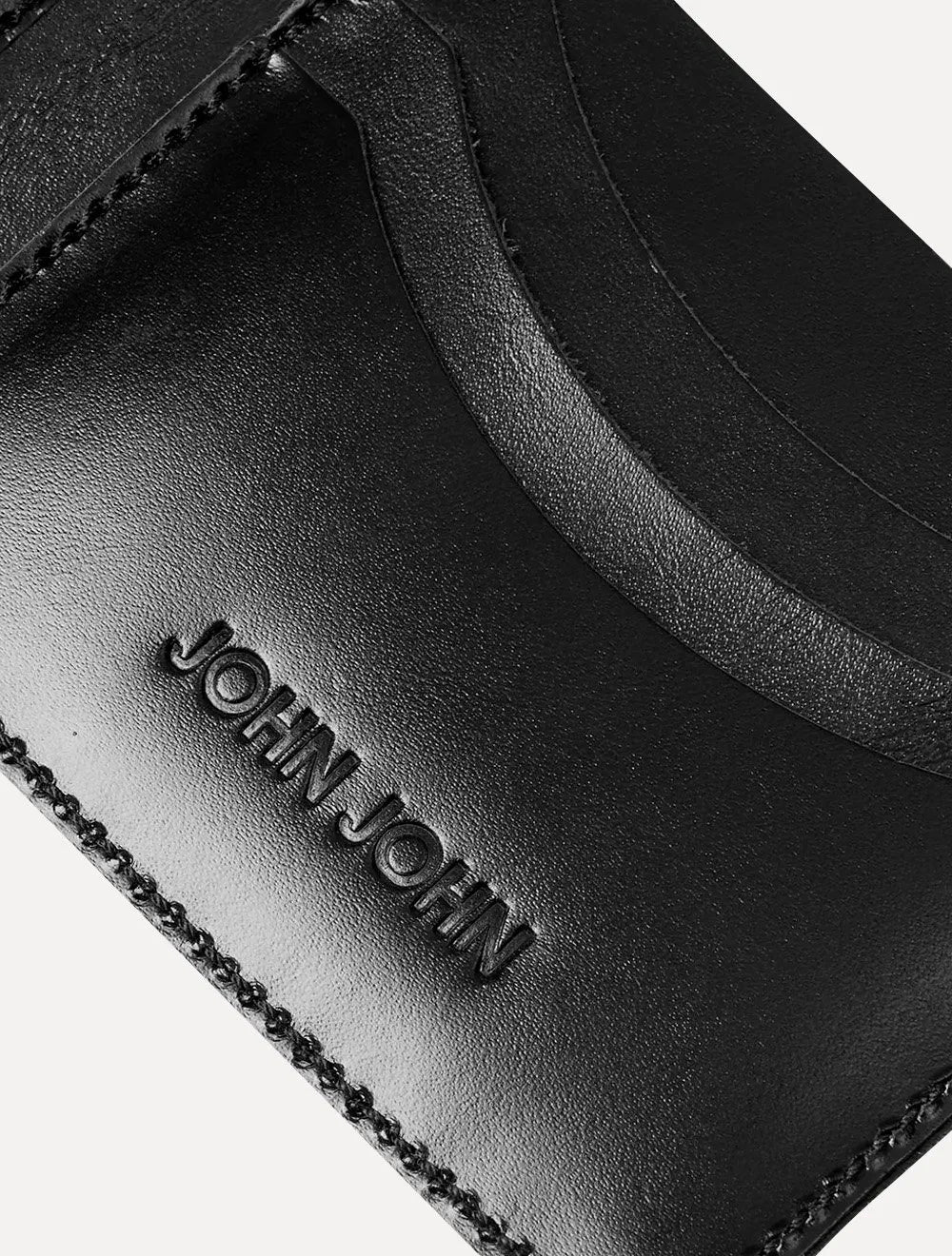 Carteira John John Masculina Couro Lior Preto