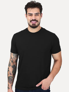 Camiseta K&J Black Premium Viscose Flex Preto