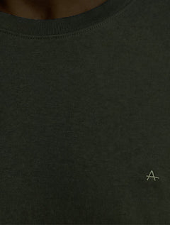Camiseta Aramis Masculina Basic Lisa Mono Icon Verde Escuro