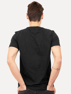 Camiseta Tommy Hilfiger Masculina Big Logo Est.1985 Preta