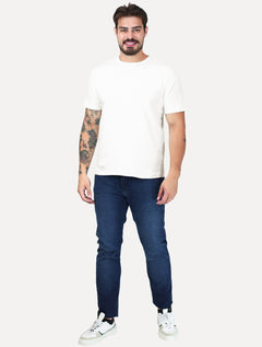 Camiseta Aramis Masculina Basic Lisa Mono Liquid Cotton Off White
