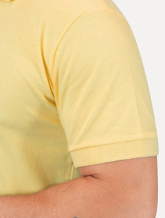 Polo Aramis Masculina Piquet Lisa Mono Icon Amarela