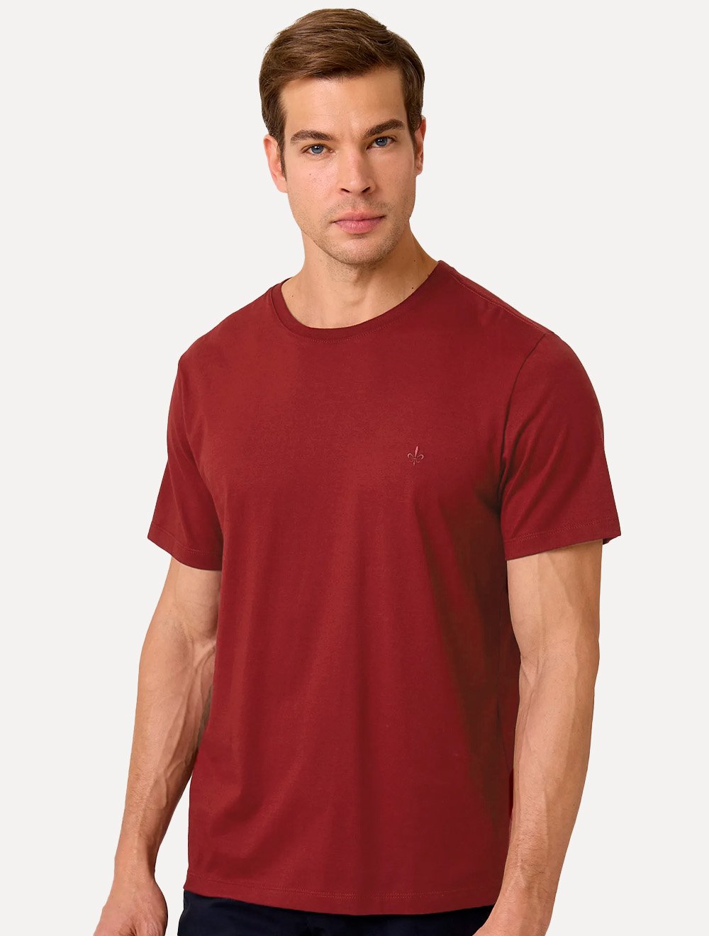 Camiseta Dudalina Masculina Essentials Red Icon Vermelho