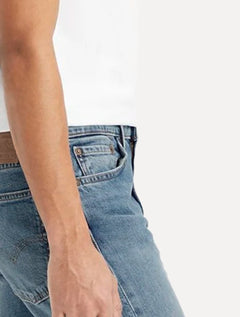 Calça Levis Jeans Masculina 510 Skinny Stretch Washed Azul Médio