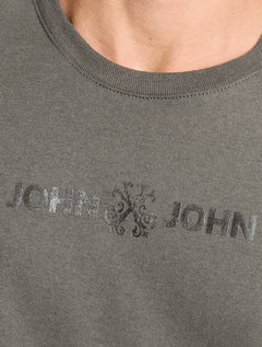 Camiseta John John Masculina Regular Fit JJ Flat Cinza Médio