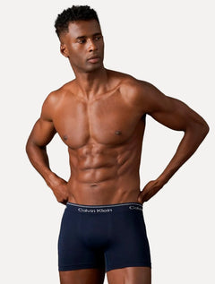 Cueca Calvin Klein Trunk Modern Cotton Seamless Eco Azul Marinho