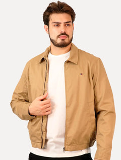 Jaqueta Tommy Hilfiger Masculina Regular Cotton Ivy Cáqui