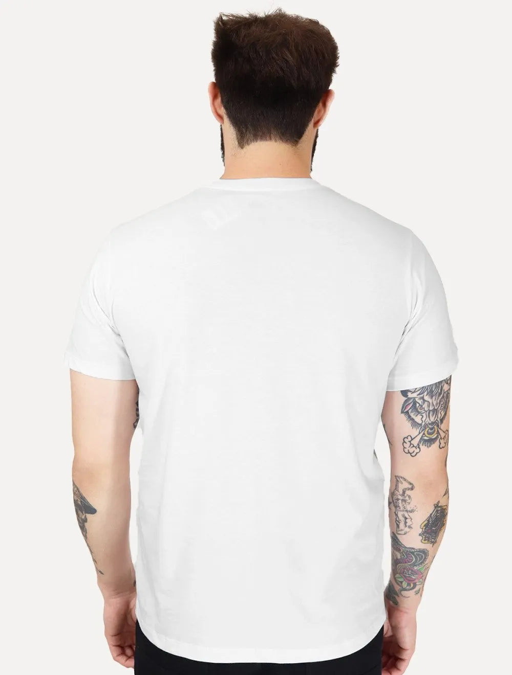 Camiseta Levis Masculina Standard Center Logo Worldwide Branca