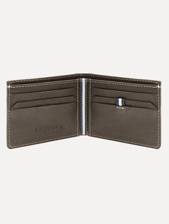 Carteira Reserva Masculina Couro Parma Marrom Escuro