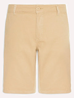 Bermuda Aramis Masculina Sarja Chino Cós Chambray Cáqui Claro