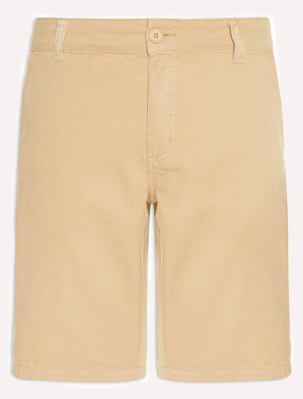 Bermuda Aramis Masculina Sarja Chino Cós Chambray Cáqui Claro