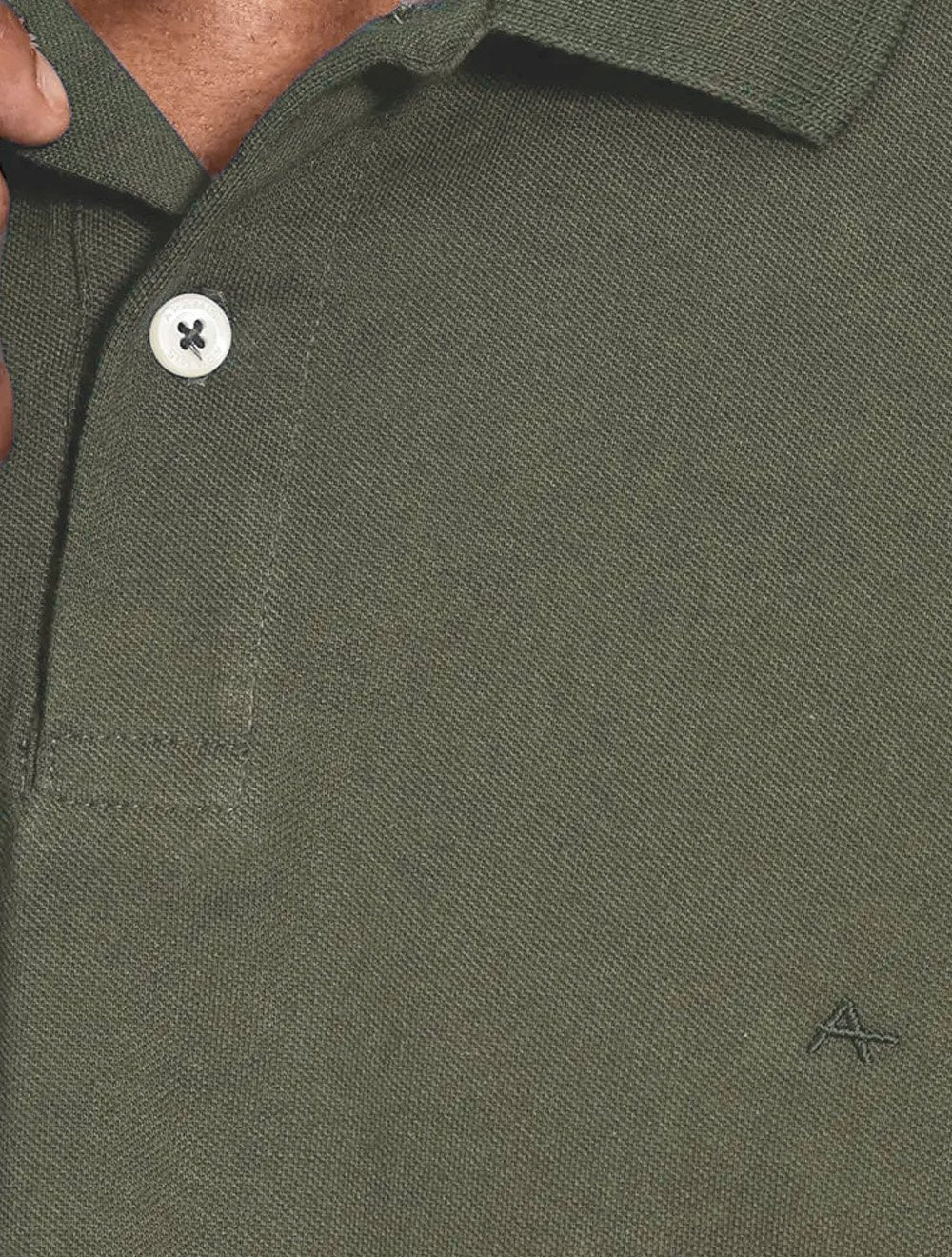 Polo Aramis Masculina Basic Piquet Mono Verde Claro