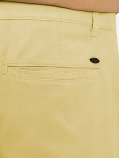Bermuda Aramis Masculina Chino Color Basica Amarelo Claro