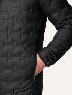 Jaqueta Columbia Masculina Delta Ridge II Down Sem Capuz Preta