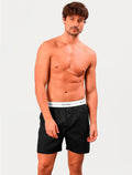Cueca Calvin Klein Samba Canção New Logo Tricoline Preta