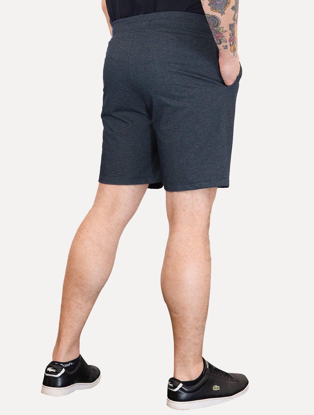 Bermuda Reserva Masculina Piquet Vegas Friso Azul Marinho