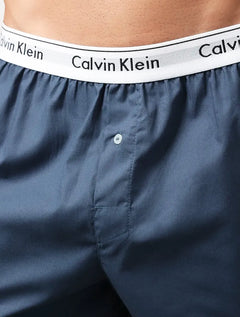 Cueca Calvin Klein Samba Canção Tricoline Azul Claro