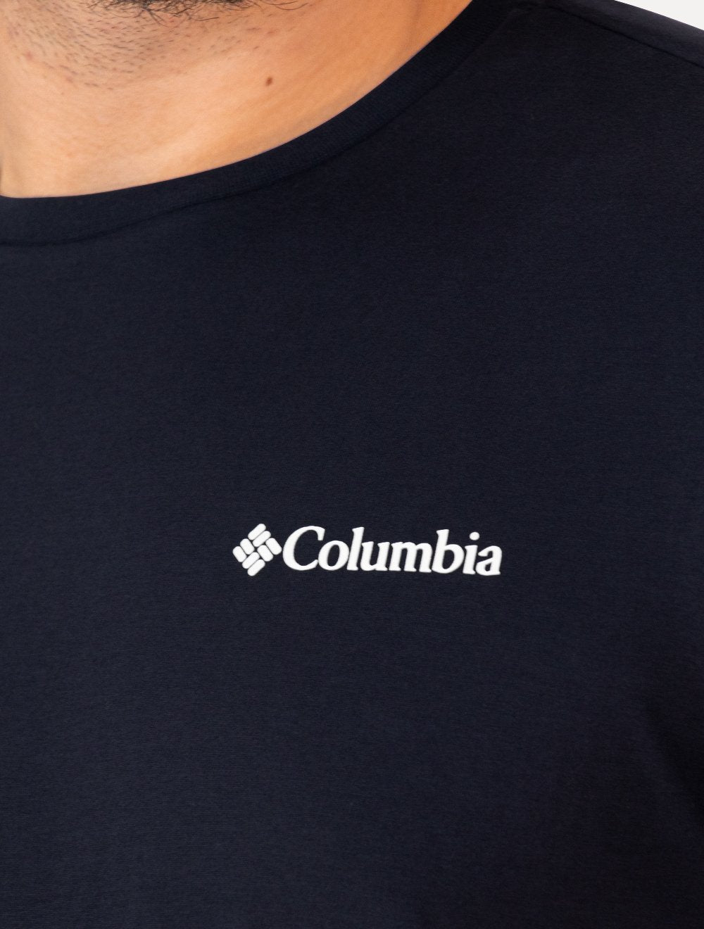 Camiseta Columbia Masculina Light Logo Azul Marinho