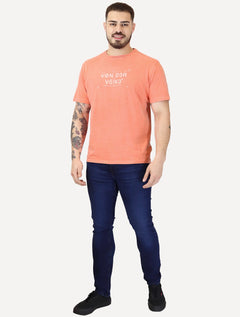 Camiseta Von der Volke Masculina Origineel Arts Meets Stone Laranja