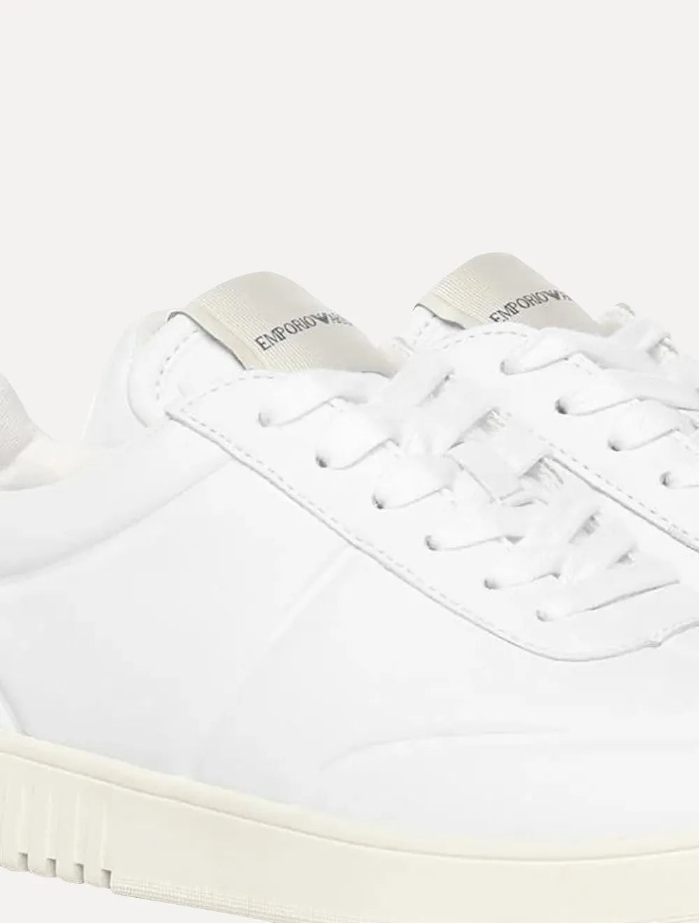 Tênis Empório Armani Masculino Couro Liso Branco