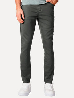 Calça Reserva Masculina Sarja Super Skinny Color Chumbo