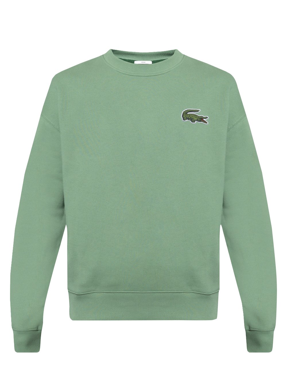 Moletom Lacoste Masculino Crewneck Loose Crocodile Badge Verde