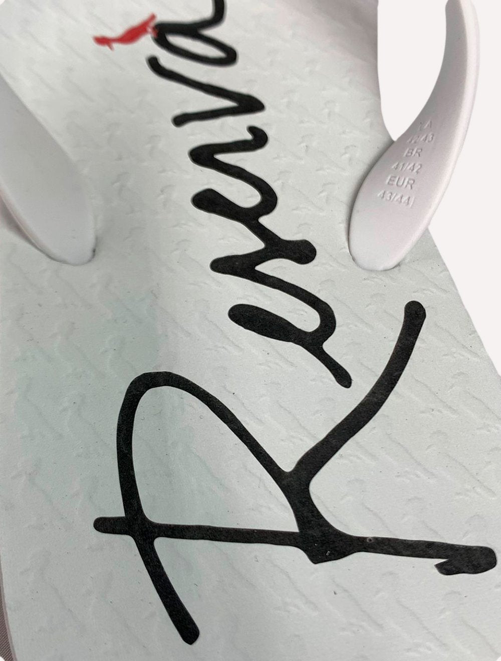 Chinelo Reserva Masculino Basic Script Signature Branco