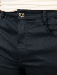 Calça Dudalina Jeans Masculina Slim Acetinada Escura
