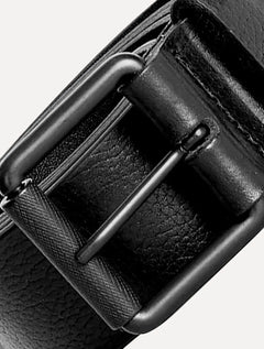 Cinto Aramis Masculino Basico Couro Floater Preto