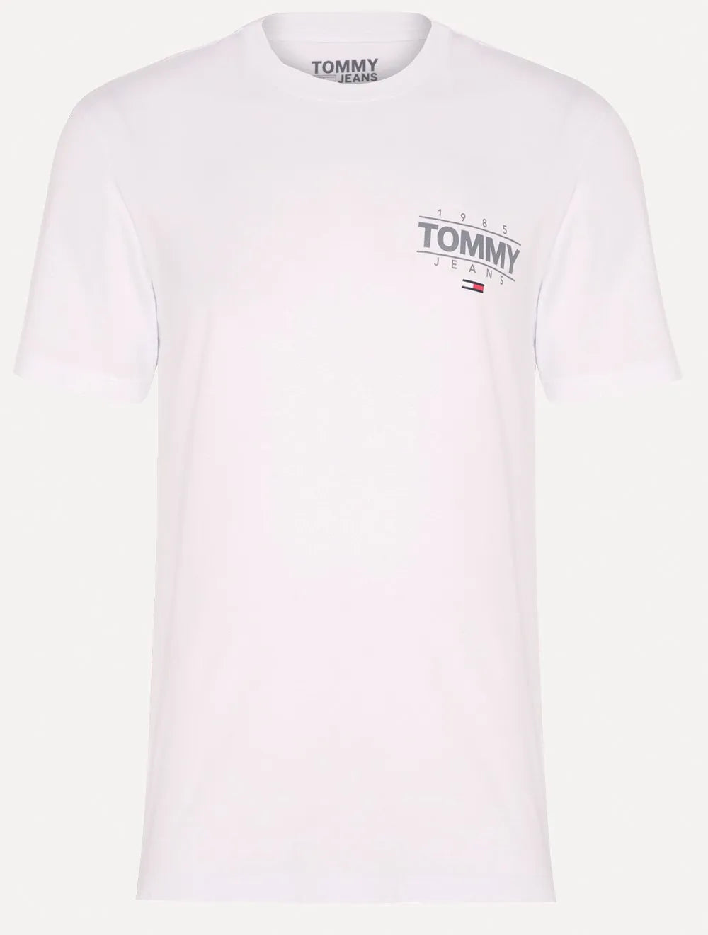 Camiseta Tommy Jeans Masculina Metallic Logo Chest Branca