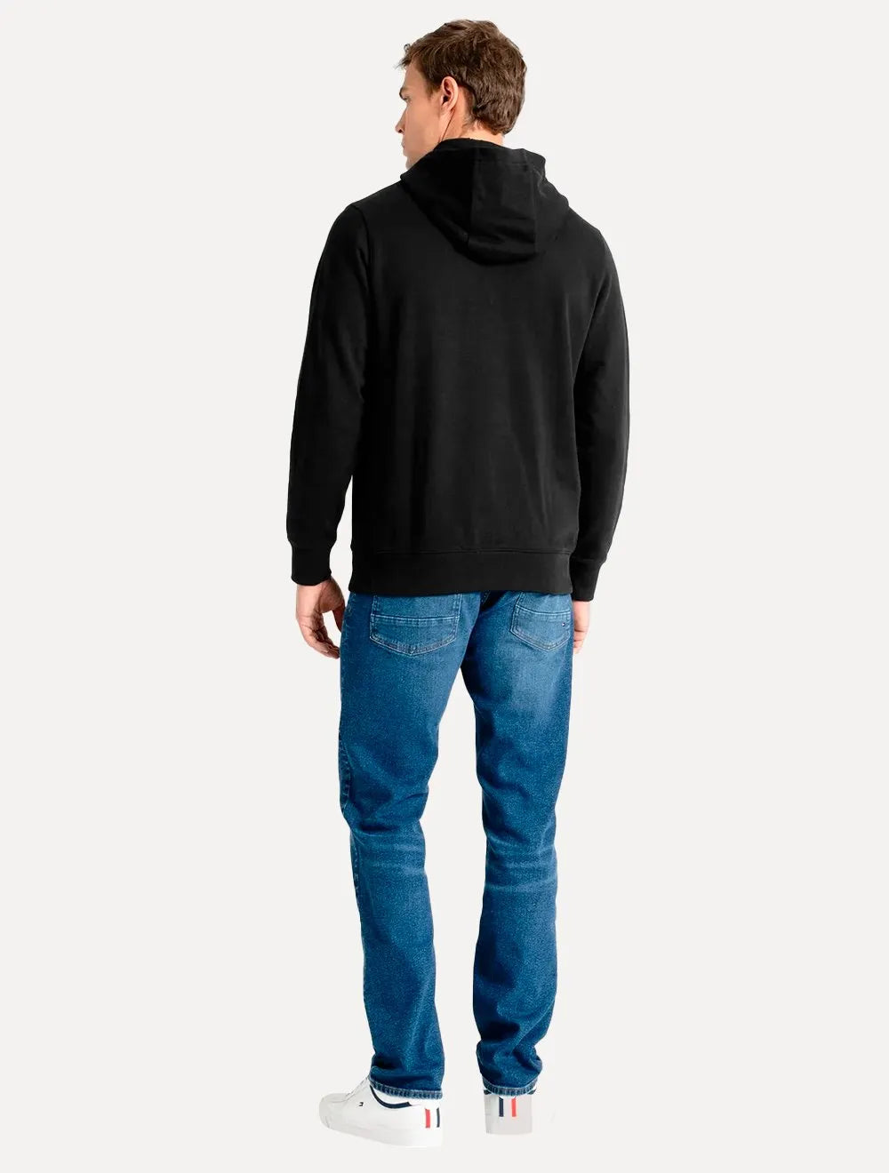 Moletom Tommy Hilfiger Masculino Essential Terry Hoody Preto
