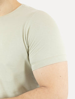 Camiseta Aramis Masculina Basic Lisa Caqui Claro