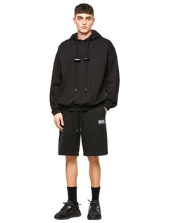 Bermuda Diesel Moletom Masculina P-Crown Logo Preta