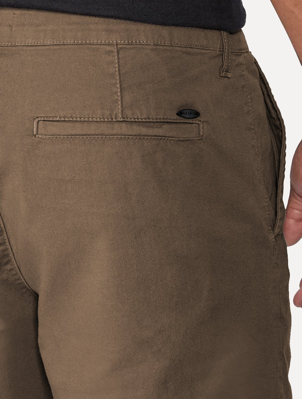 Bermuda Aramis Masculina Chino Color Basica Marrom