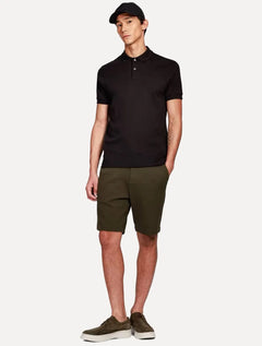 Polo Aramis Masculina Interlock Malha Pima Cotton Preta