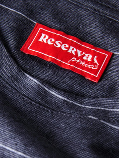 Camiseta Reserva Masculina Listrado Nice Azul Marinho