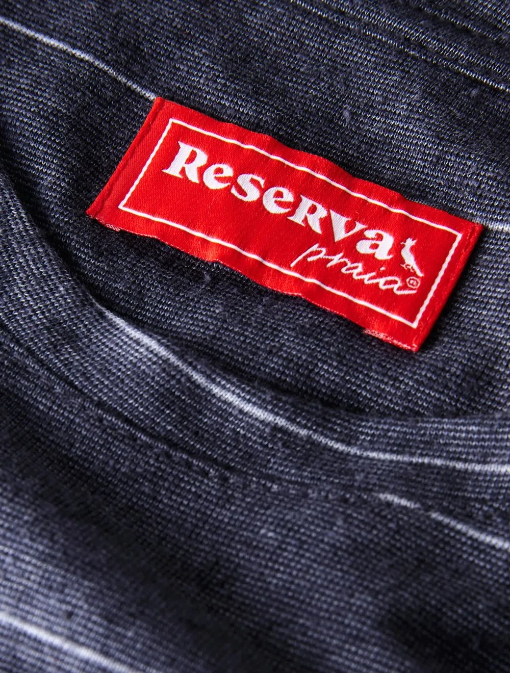 Camiseta Reserva Masculina Listrado Nice Azul Marinho