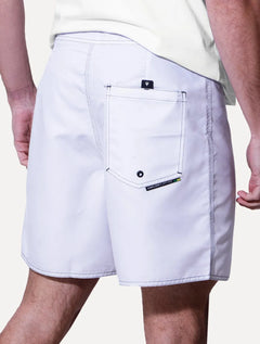 Bermuda Osklen Masculina D'Água Surf Color Stripes Off-White