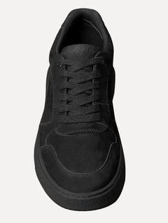 Tênis Calvin Klein Masculino Couro Chunky Unicolor Preto
