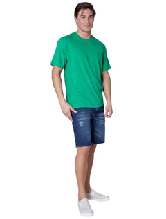 Camiseta Nautica Masculina Navy Icon Verde Escuro