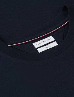 Camiseta Tommy Hilfiger Masculina Brand Love Signature Logo Azul Marinho